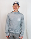Unisex Beach Club Sun Hoodie - Grey Heathered