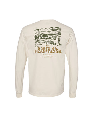 Unisex Postcard Greetings LS - Ivory