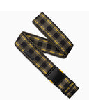 Arcade Plaid Belt - Crocodile / Mustard
