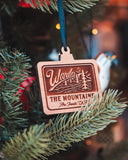 Wander Engraved Wood Ornament