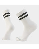 Women's SW Athletic Striped Crew - White