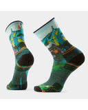 Men's SW Hike Trail Trekker Print Crew - Wintermoss