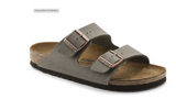 Birkenstock Men's Arizona Birkibuc - Stone