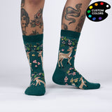 Women's Crew Sock - Spring Awakening