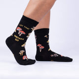 Women's Crew Sock - Let That Shiitake Go