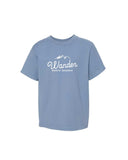 Youth Classic Logo SS - Washed Denim