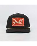 Y’all Patch Hat – Dark Charcoal / Red