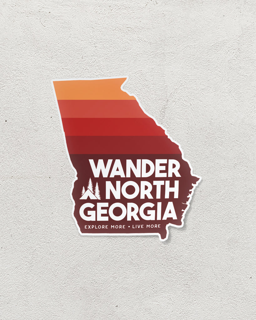 State of Georgia Sticker 2024 – Wander North Georgia