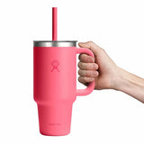 Hydro Flask 32oz Travel Tumbler w/ Clear Lid