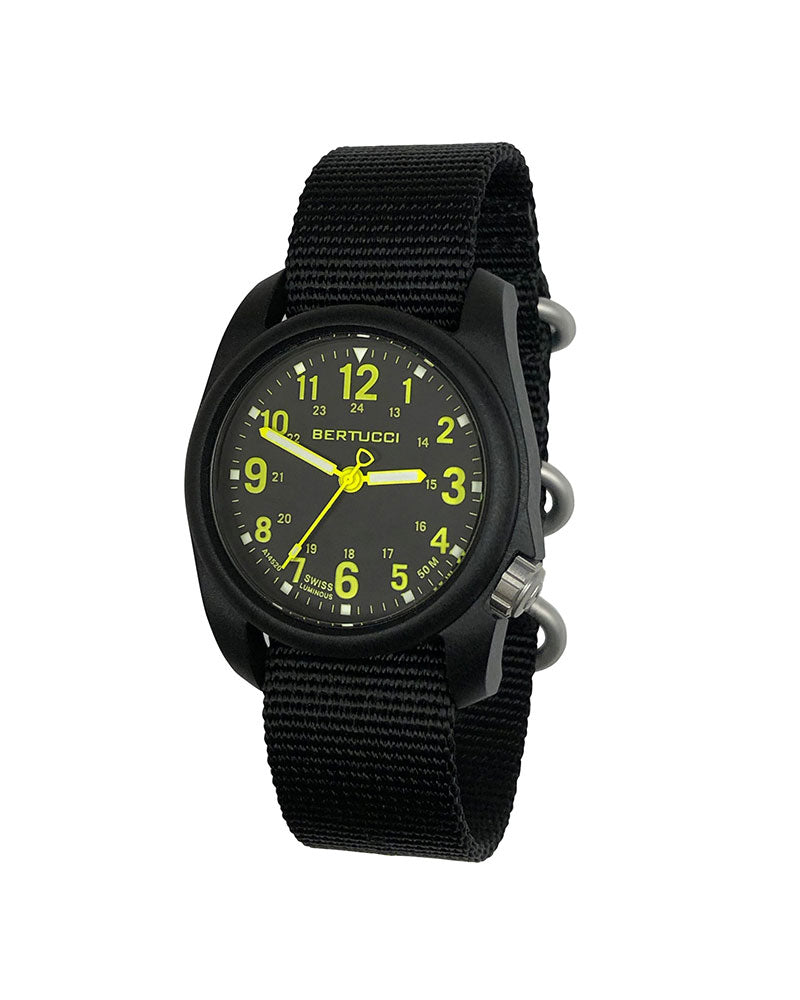 Bertucci DX3 Black Plus High Viz Watch