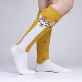 Women's Knee High Sock -  Llama Queen
