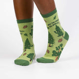 Women's Crew Sock - May The Forest Be With You