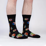 Men's Crew Sock - Puzzle Box