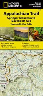Appalachian Trail / Springer Mountain Map